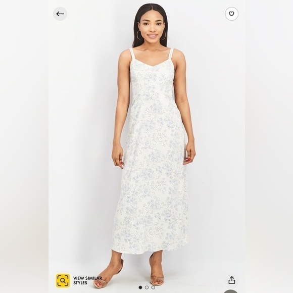 NWT 41 Hawthorn Printed Beatriz Maxi Dress with Pockets White Combo Size 2X - Picture 16 of 16